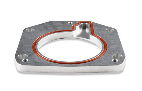Holley Sniper EFI Throttle Body Adapter Plates 860026 Adapter, EFI, Billet Aluminum, 75mm Bore, Black Anodized, 3-bolt to 4-bolt Adapter, Chevy, 4.8L, 5.3L, 6.0L, Each thumbnail 4