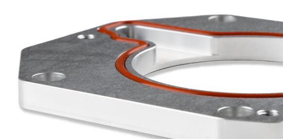 Holley Sniper EFI Throttle Body Adapter Plates 860026 Adapter, EFI, Billet Aluminum, 75mm Bore, Black Anodized, 3-bolt to 4-bolt Adapter, Chevy, 4.8L, 5.3L, 6.0L, Each thumbnail 5