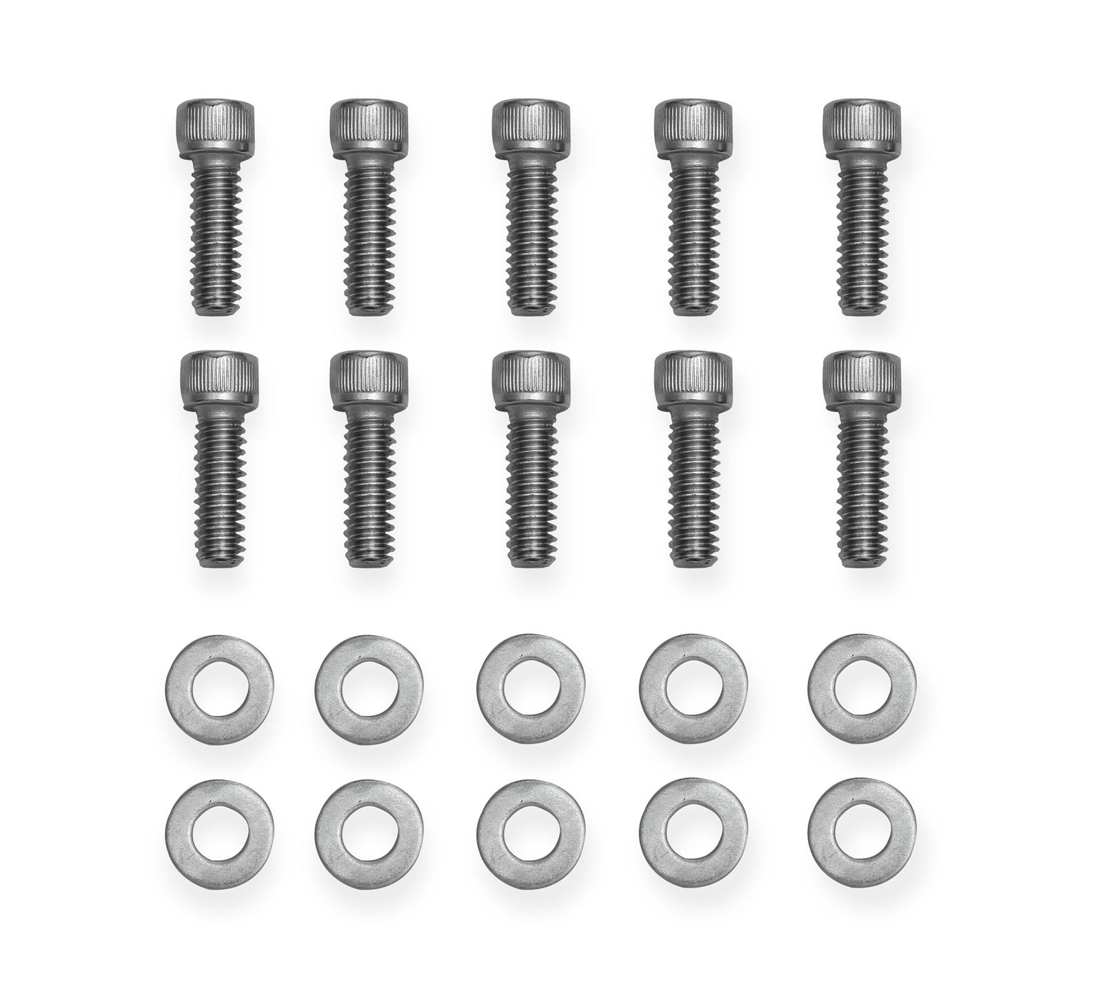 Holley Sniper Fabricated Aluminum Valve Covers 890001 Covers, EFI, Fabricated, Aluminum, 3.5 in. Tall, Baffled, Silver Gloss, 1.25 in. Breather Holes, Hardware, Ford, FE, 332-428ci, Pair