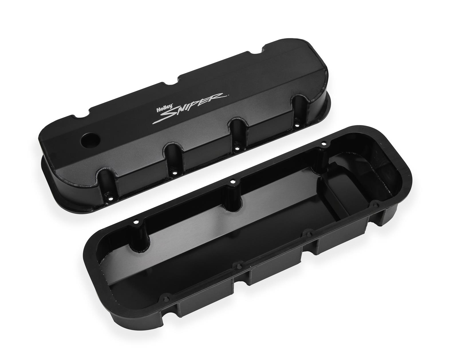 Holley Sniper 890004B Holley Sniper Fabricated Aluminum Valve Covers