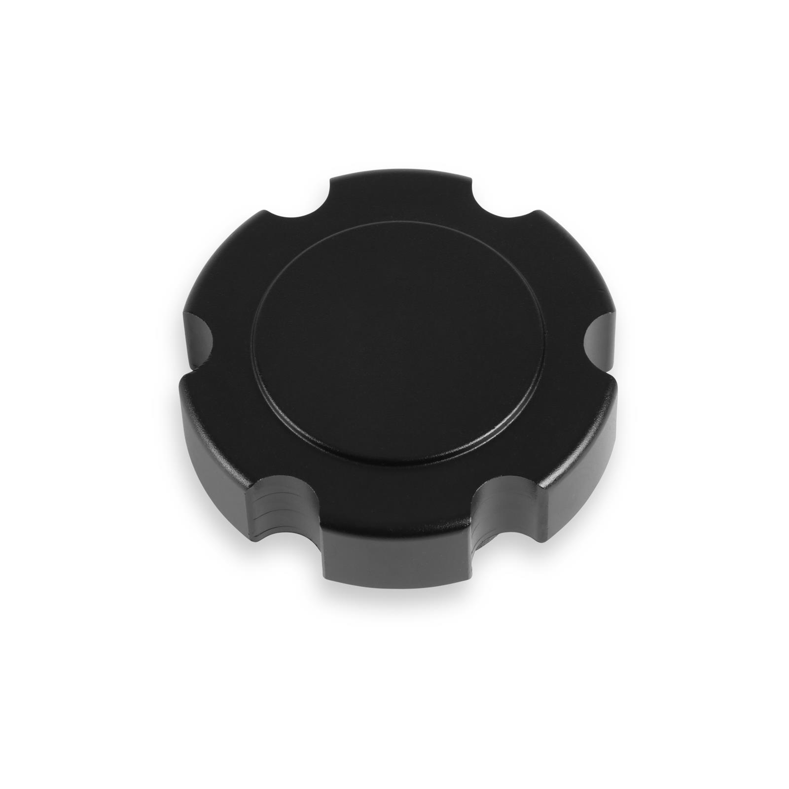 Holley Sniper Engine Oil Fill Caps 891015B Caps, Screw-In, Octagon Shape, Black, Aluminum, for Valve Covers, Each thumbnail 6