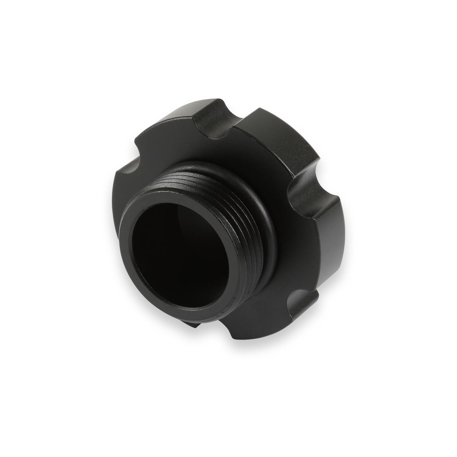 Holley Sniper Engine Oil Fill Caps 891015B Caps, Screw-In, Octagon Shape, Black, Aluminum, for Valve Covers, Each thumbnail 2