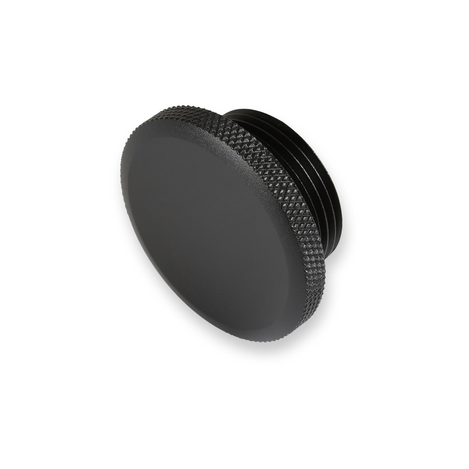 Holley Sniper Engine Oil Fill Caps 891016B Caps, Screw-In, Round Shape, Black, Aluminum, for Valve Covers, Each thumbnail 3
