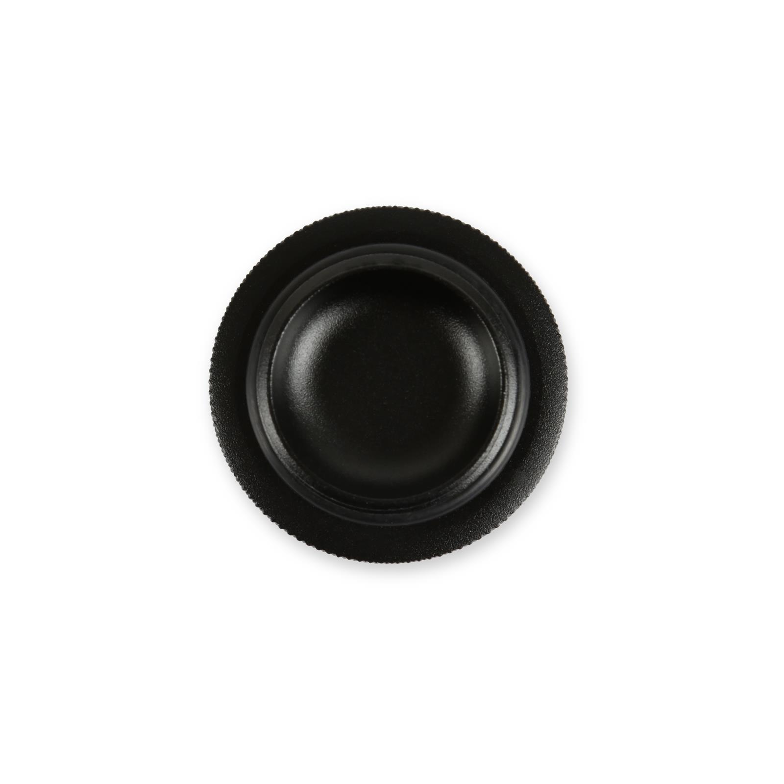 Holley Sniper Engine Oil Fill Caps 891016B Caps, Screw-In, Round Shape, Black, Aluminum, for Valve Covers, Each thumbnail 5
