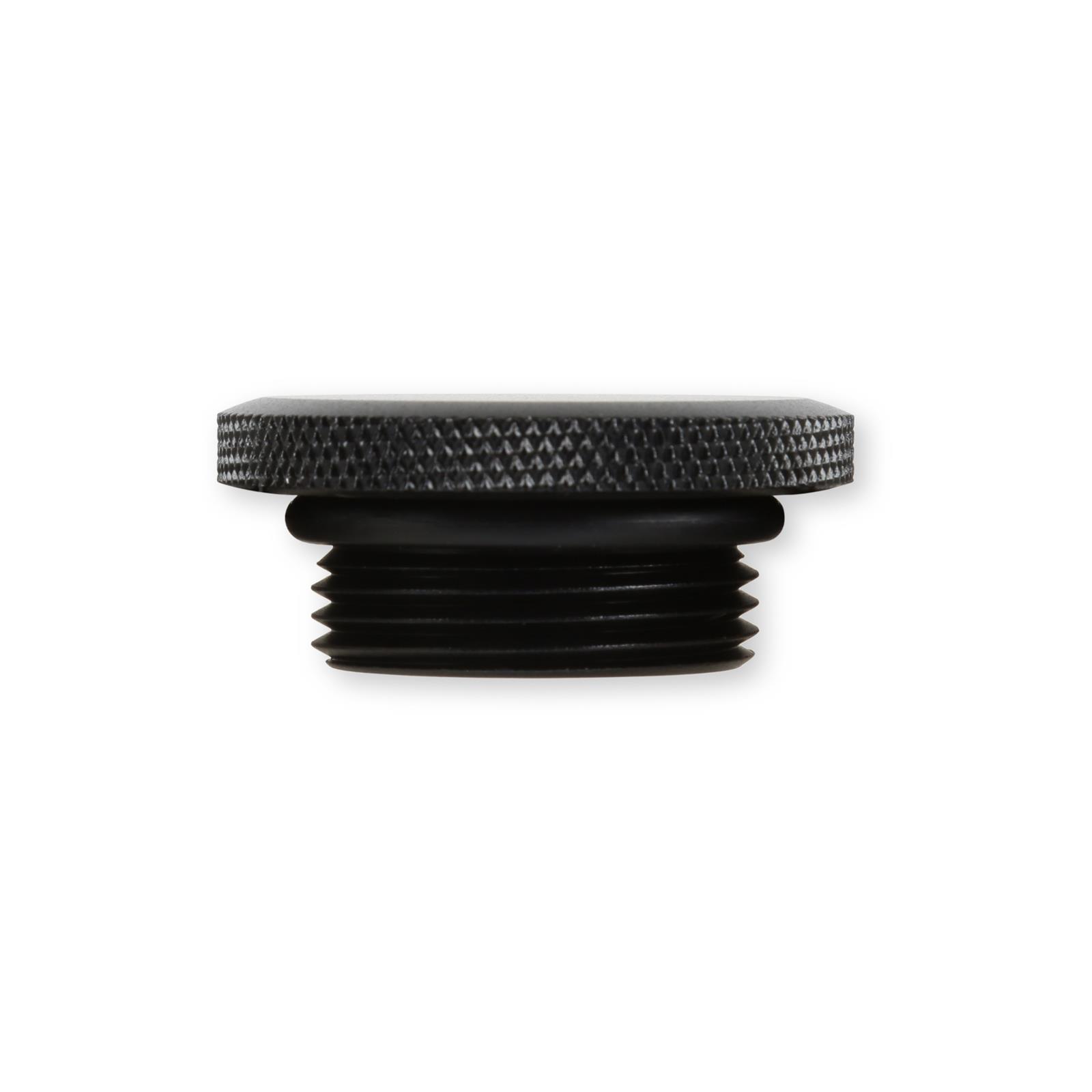 Holley Sniper Engine Oil Fill Caps 891016B Caps, Screw-In, Round Shape, Black, Aluminum, for Valve Covers, Each thumbnail 6