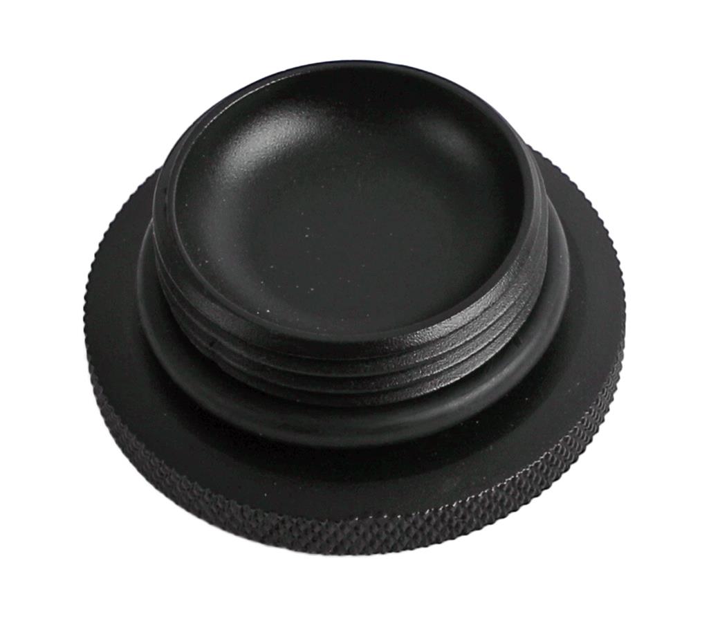 Holley Sniper Engine Oil Fill Caps 891016B Caps, Screw-In, Round Shape, Black, Aluminum, for Valve Covers, Each thumbnail 7