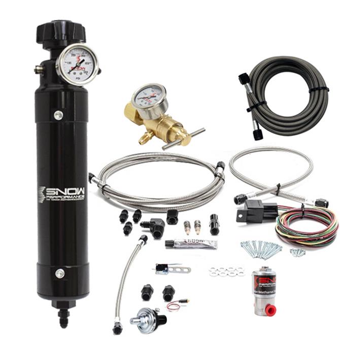 Snow Performance Pumpless Water/Methanol Injection Systems 2190-BRD System, Pumpless, 19 oz. Reservoir, Universal, Kit