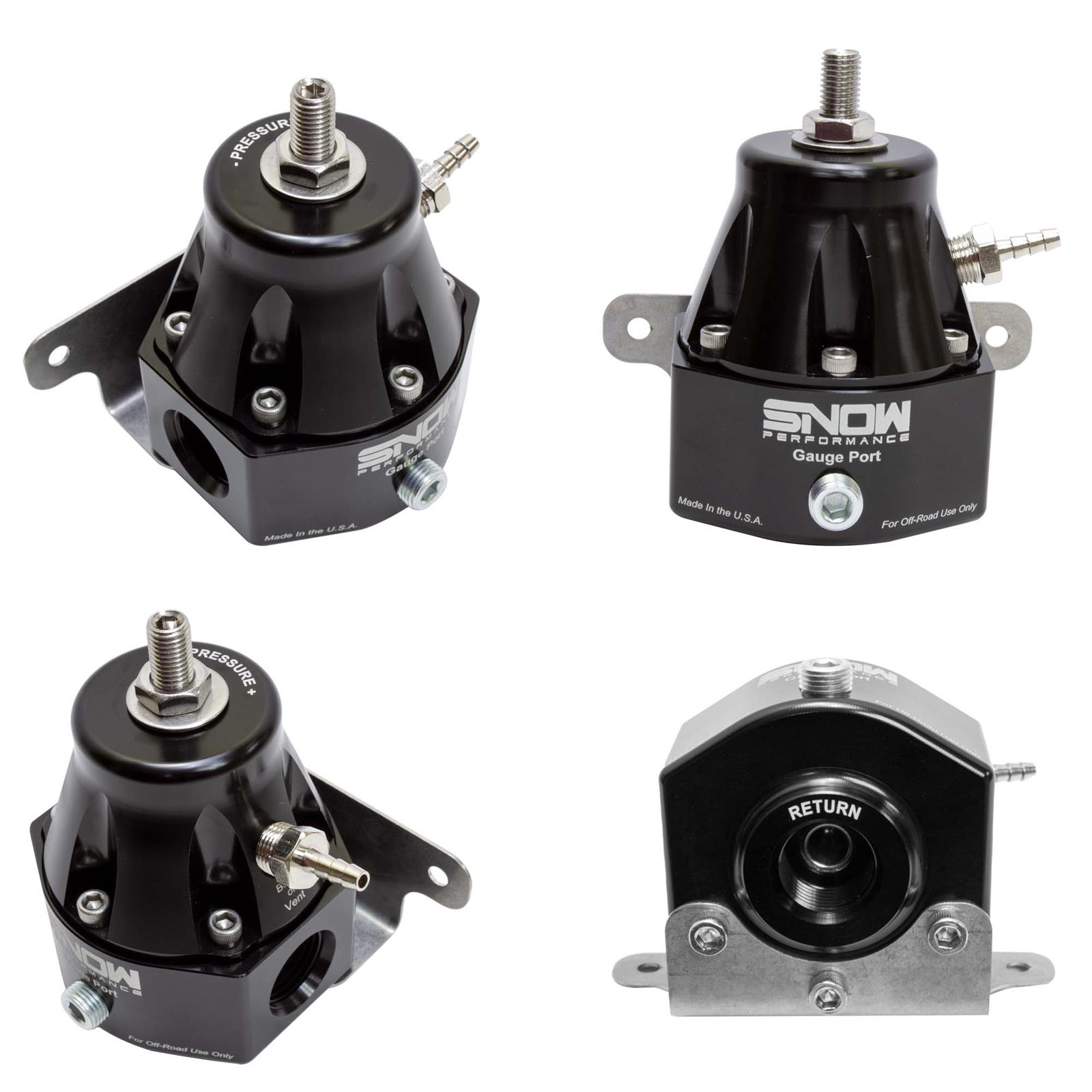 Snow Billet High Flow Carbureted Fuel Pressure Regulator
