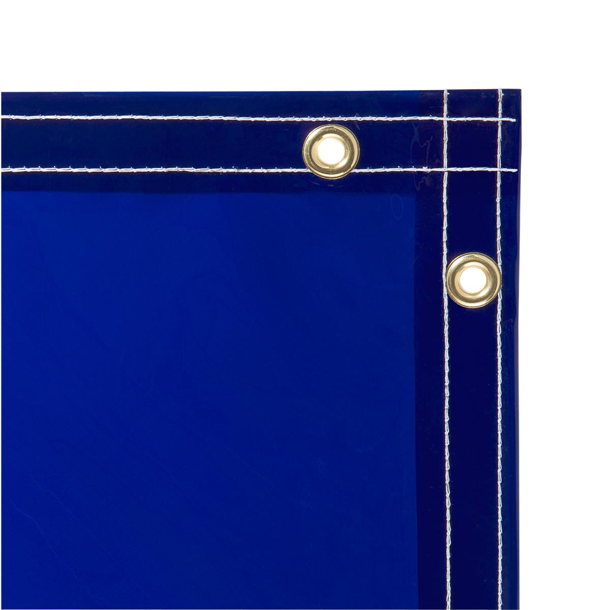 Blue Steiner 325-6X6 Arcview 14 Mil Flame Retardant Tinted Transparent Vinyl Welding Curtain 6 x 6