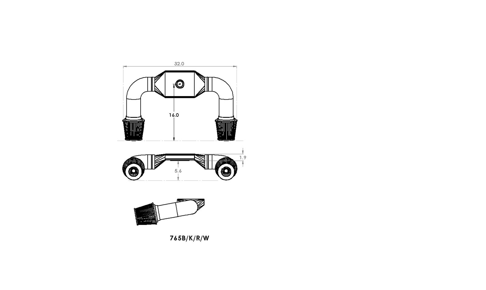 Spectre Performance 765 Spectre Performance Low-Profile Dual Sheet