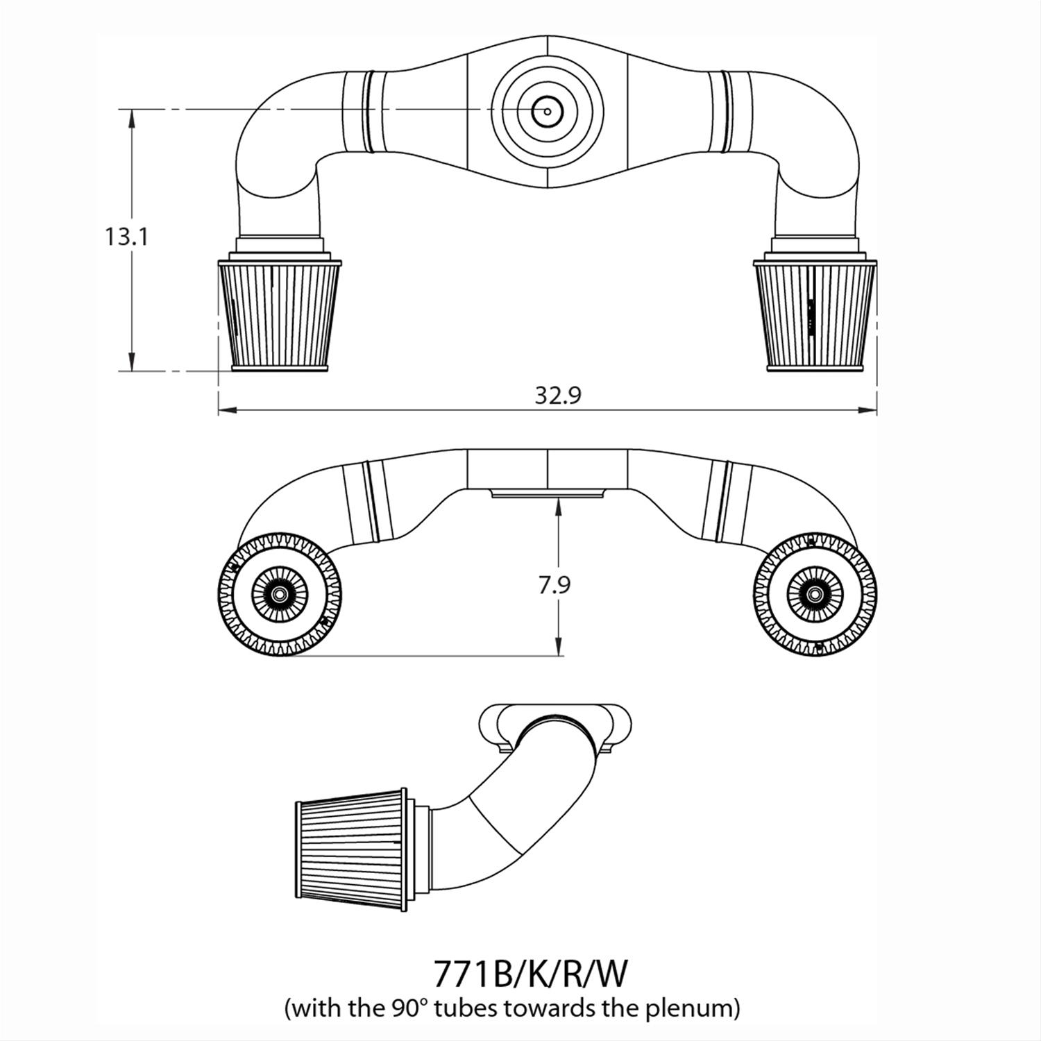 Spectre Performance SPE771 Spectre Performance Musclecar Cold Air