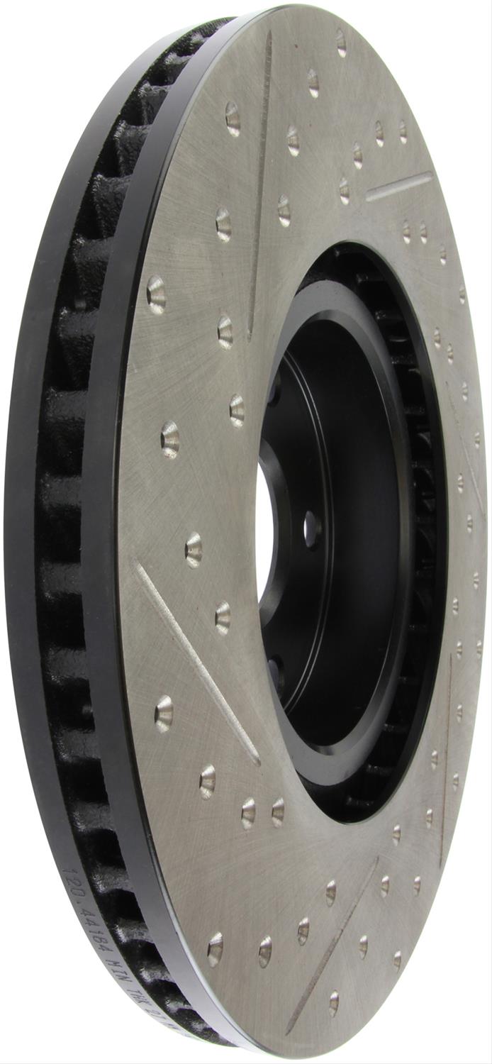 StopTech 127.66077L StopTech Drilled and Slotted Brake Rotors Summit