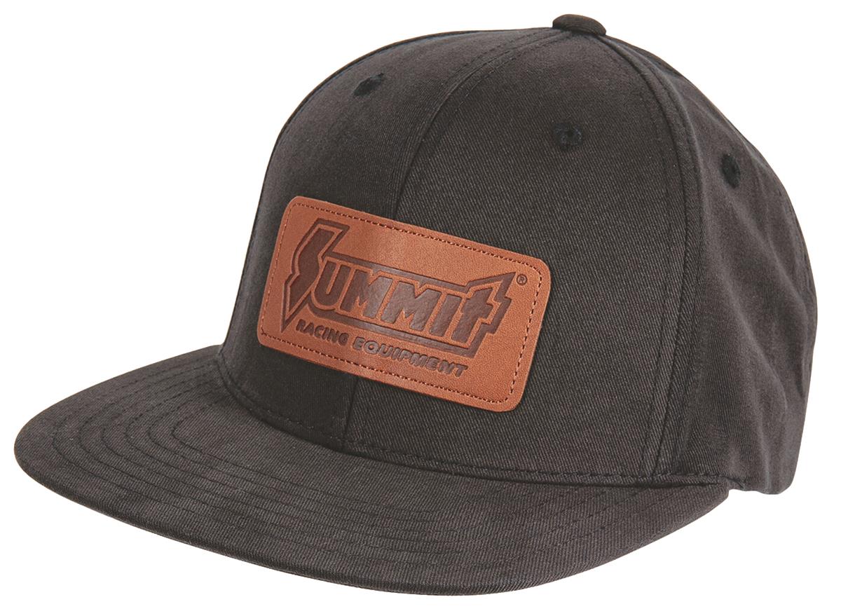 leather flat bill hats