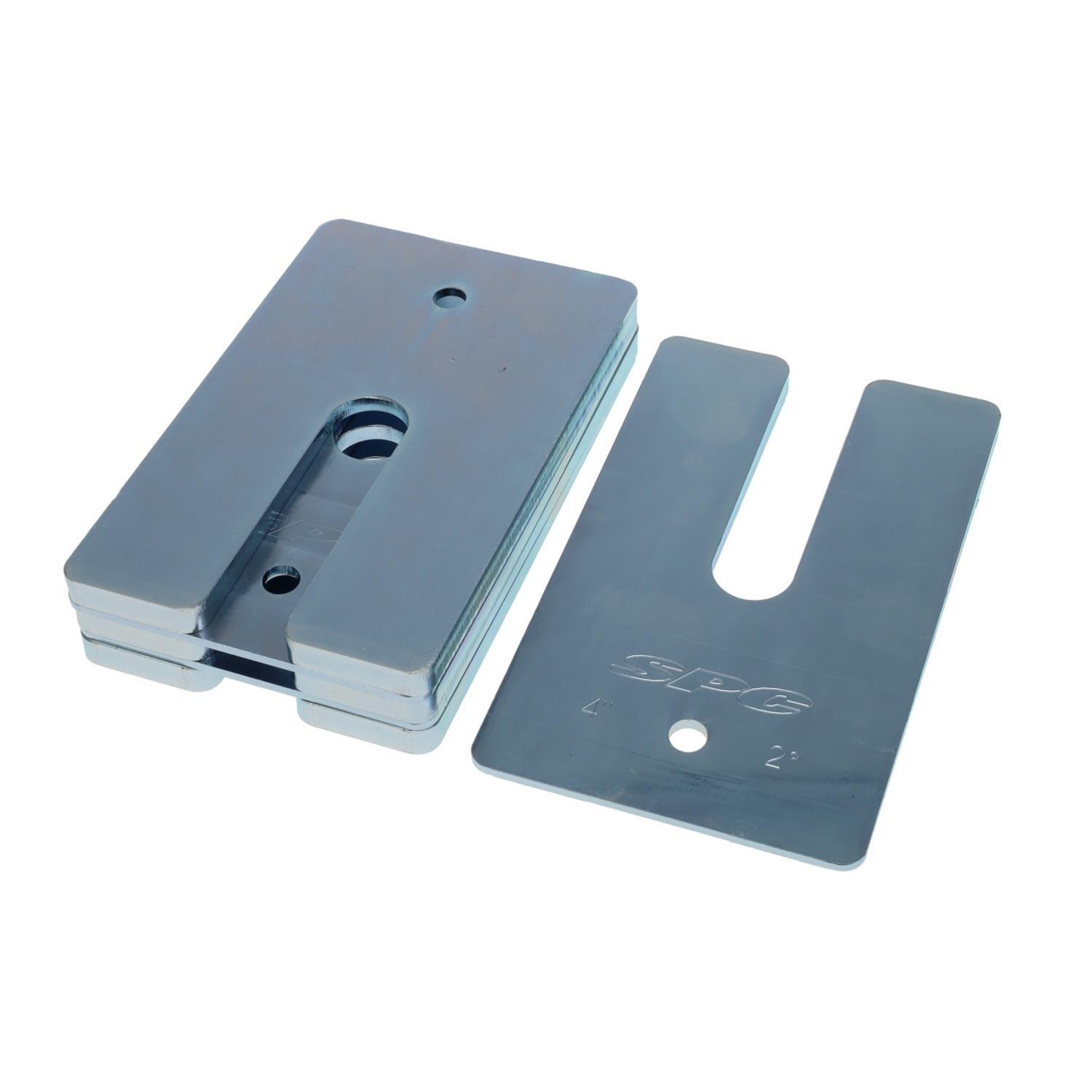 SPC Performance Pinion Angle Shims 10546 STEEL SHIMS 3x8.25x2.5° (6)