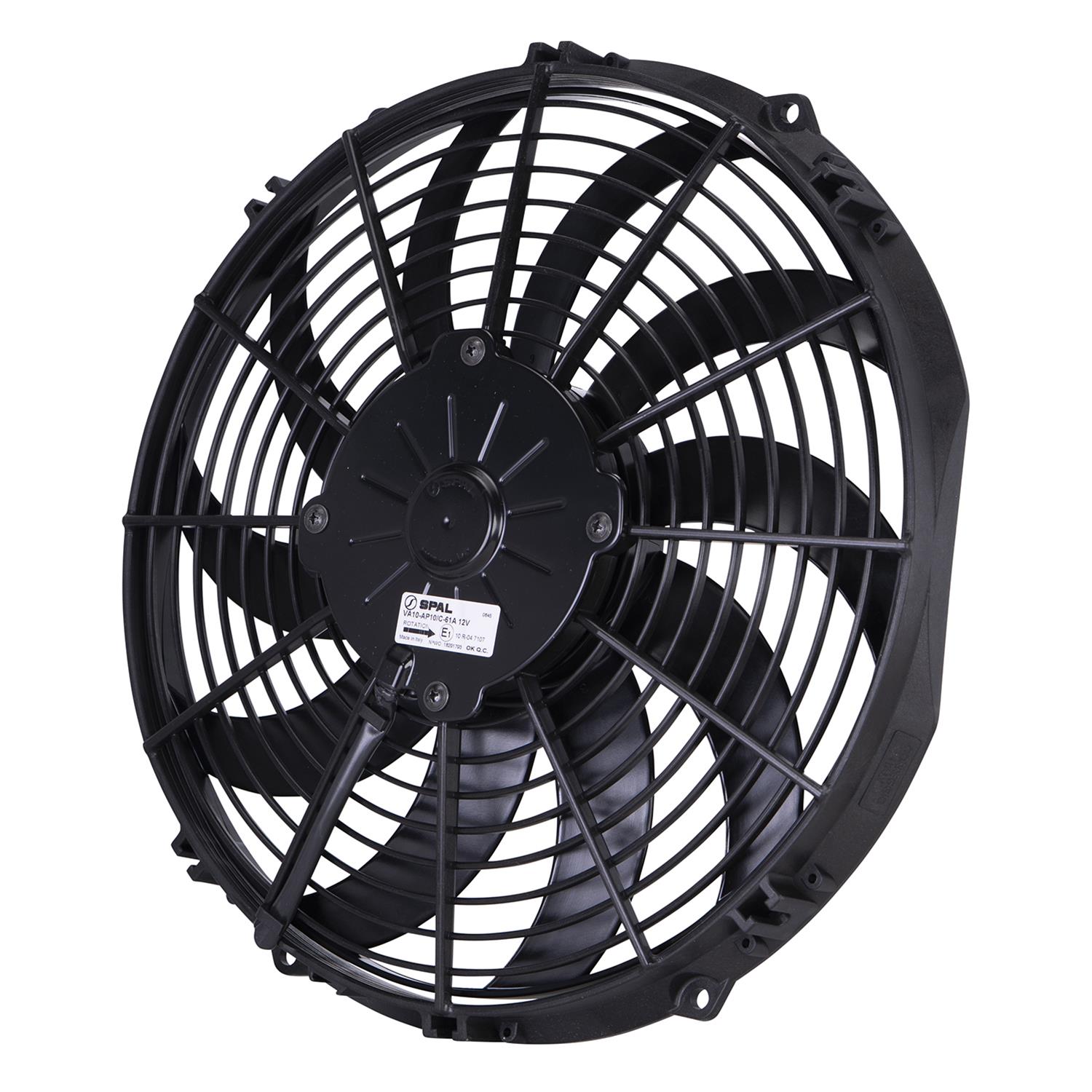 fランボール SPAL Automotive USA 30100467 Spal Brushed Low Profile Electric