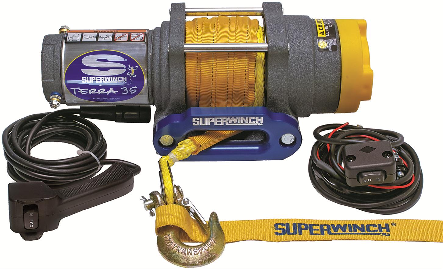 Superwinch 1135230 Superwinch Terra 35 SR ATV Winches Summit Racing