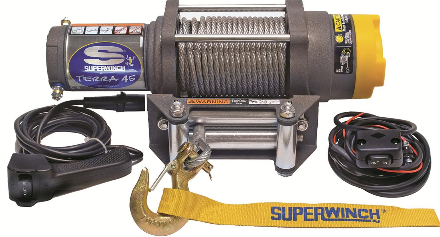 Superwinch 1145220 Superwinch Terra 45 ATV Winches Summit Racing
