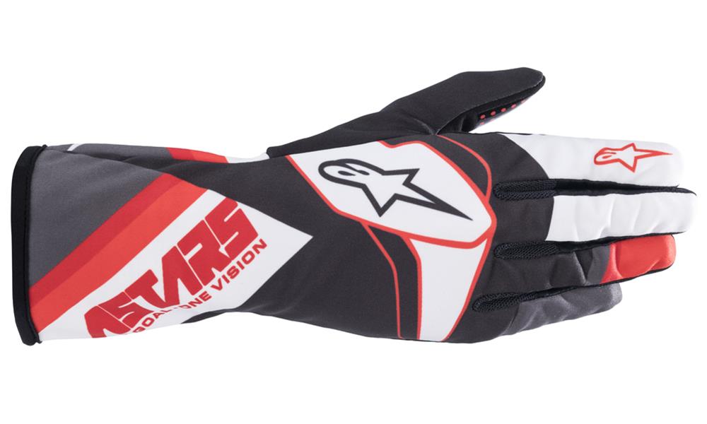 Alpinestars Race 3553022-1293-L Alpinestars Tech-1 K Race V2 Karting  Graphic Gloves