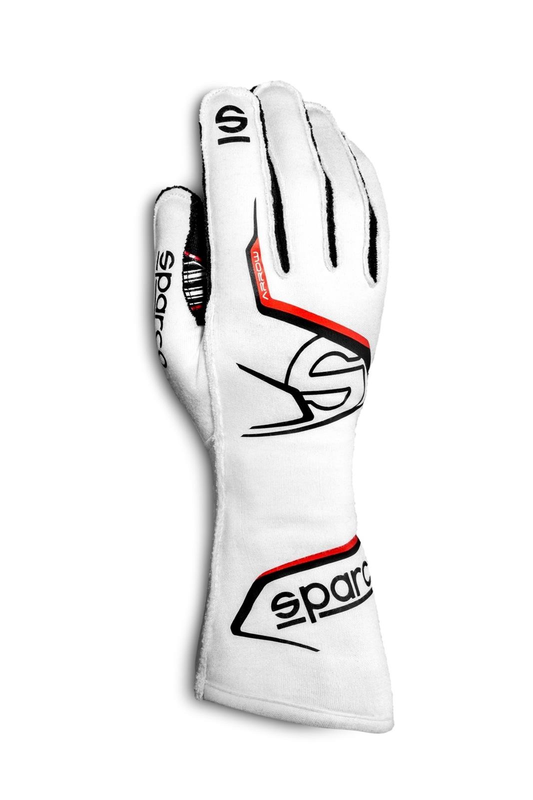 Sparco Glove Arrow 11 WHT/BLK thumbnail 2
