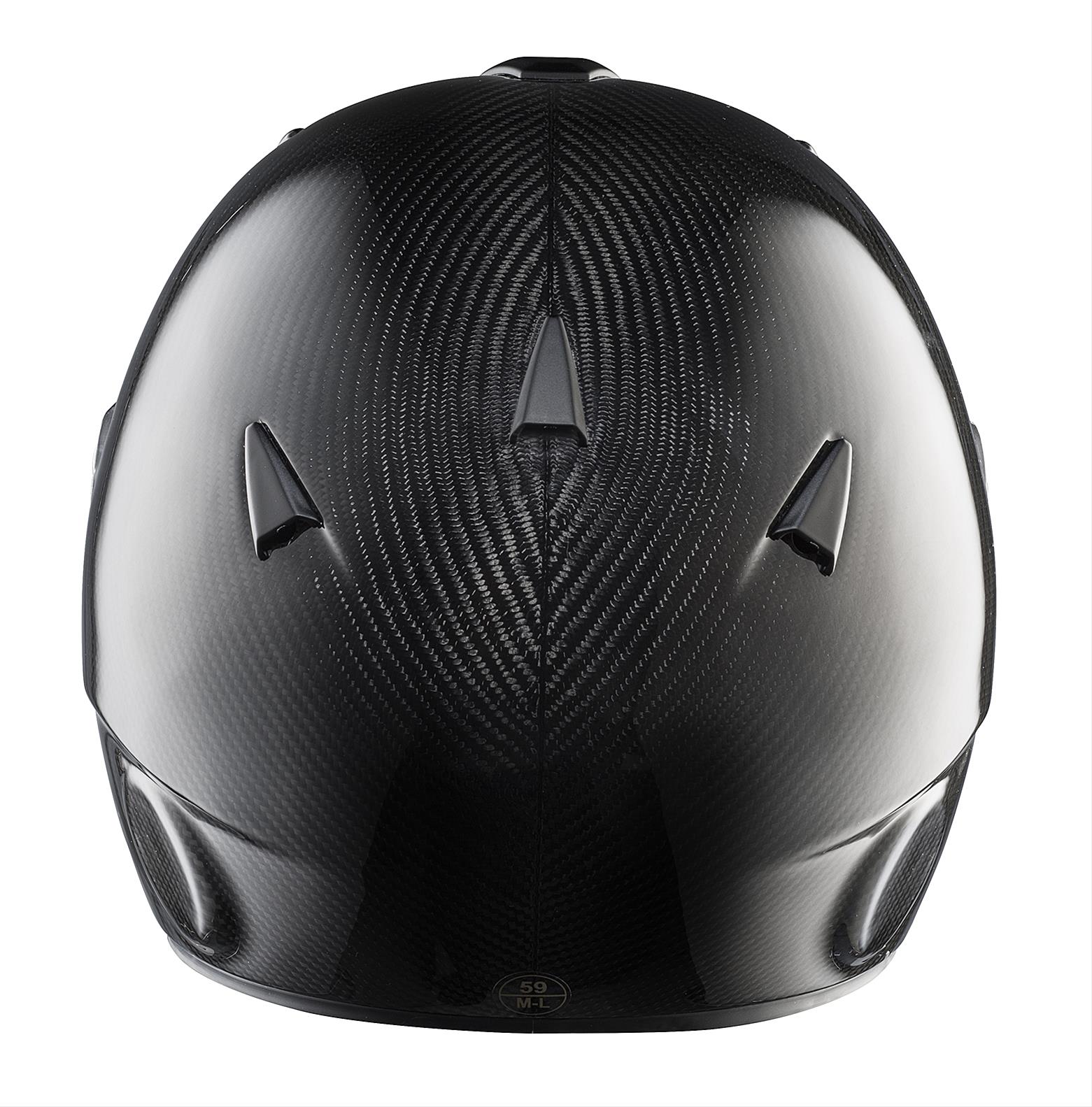 Sparco Air KF-7W Helmets 0033543ML Helmet, KF-7W, Kart, Medium/Large, Carbon Fiber, Each thumbnail 4