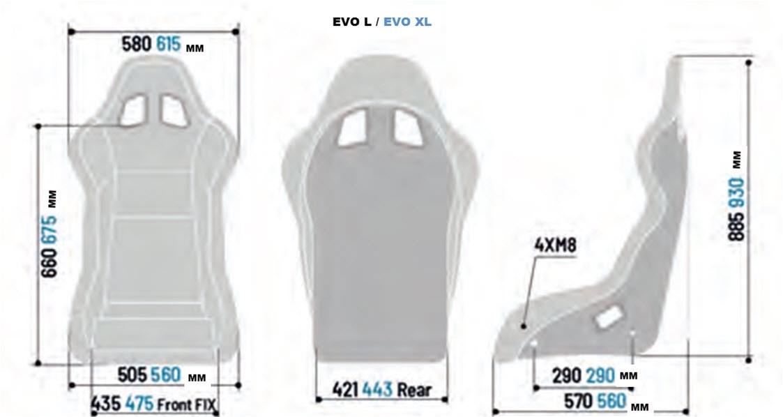 Sparco 008013RNR Sparco Evo L QRT Competition Seats | Summit Racing