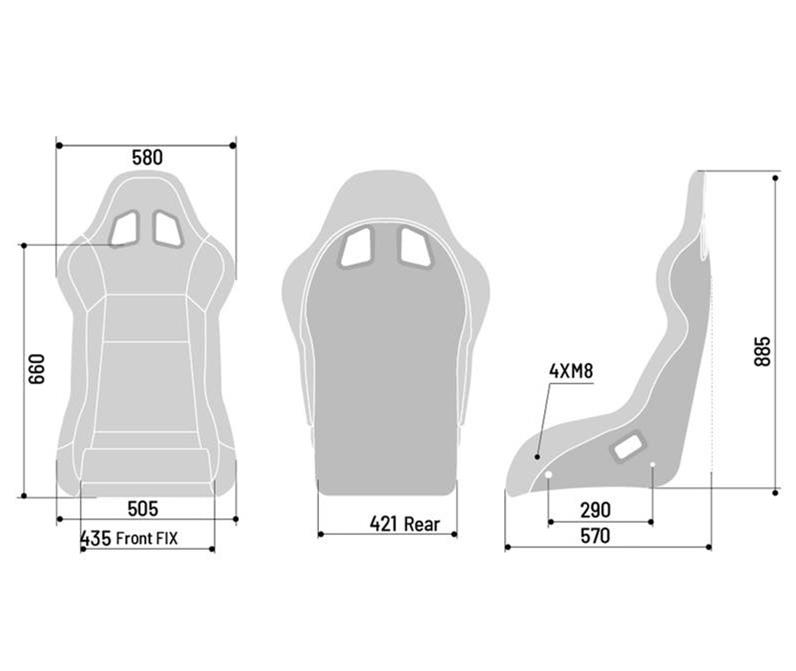Sparco 008013XNR Sparco Evo L QRT X Competition Seats | Summit Racing