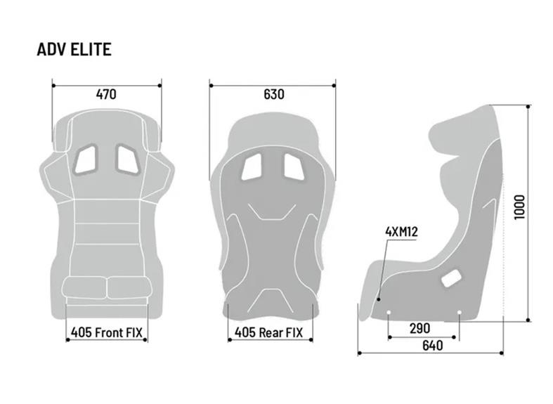 Sparco Seat ADV Elite 8862 Black thumbnail 2