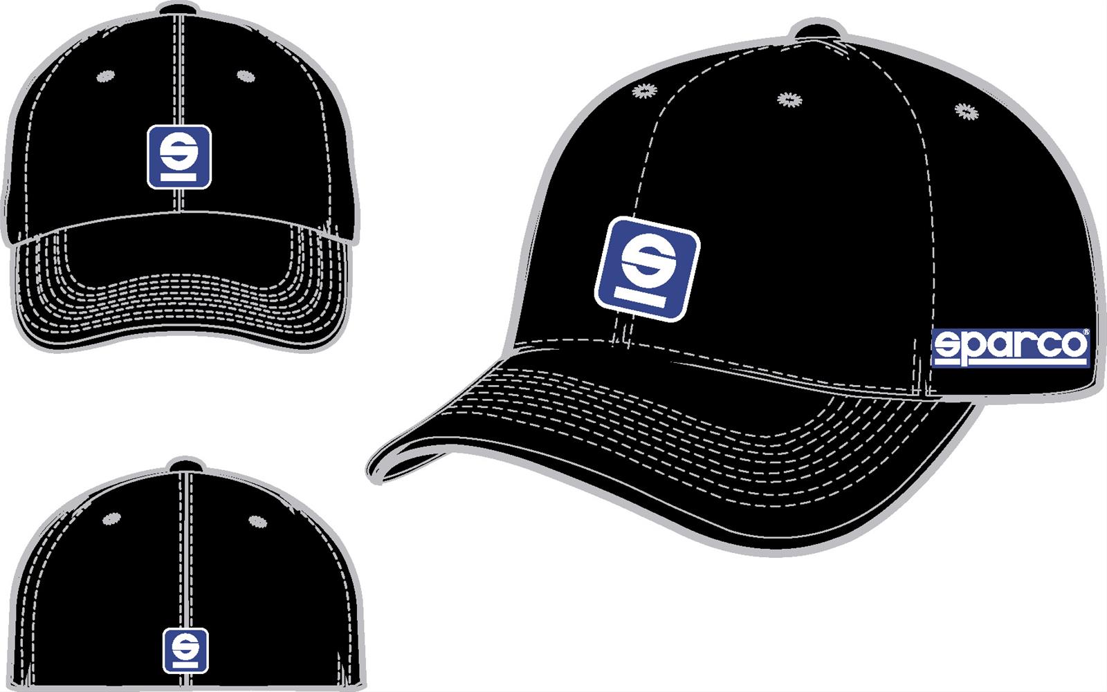 Sparco SP11N S Icon Black Small//Medium Cap
