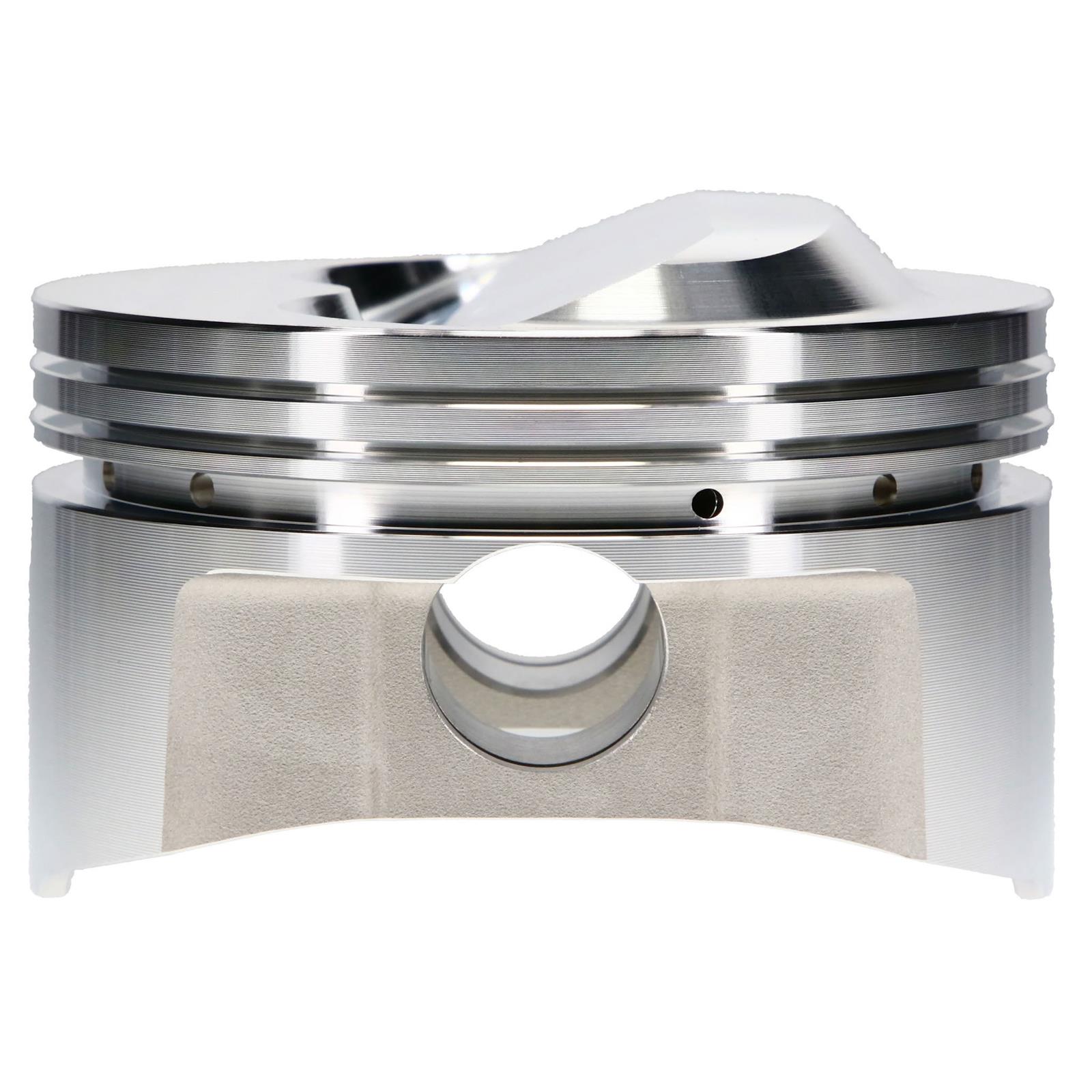 SRP Small Block Chevy 350/400 Dome Top Pistons 140350 Pistons, Forged, Dome, 4.060 in. Bore, 1/16 in., 1/16 in., 3/16 in. Ring Grooves, Chevy, Set of 8