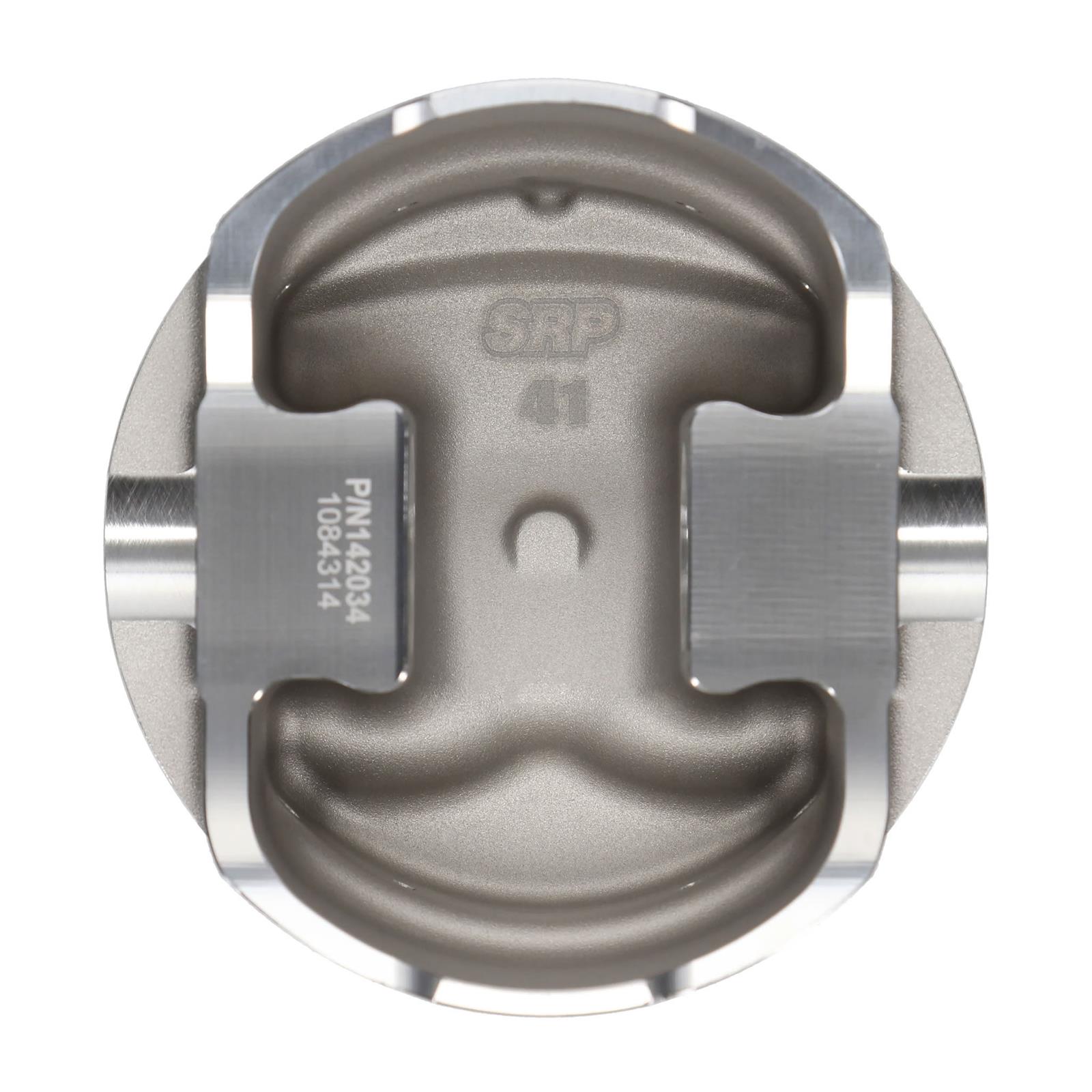 SRP Small Block Chevy 350/400 Dome Top Pistons 140350 Pistons, Forged, Dome, 4.060 in. Bore, 1/16 in., 1/16 in., 3/16 in. Ring Grooves, Chevy, Set of 8 thumbnail 2