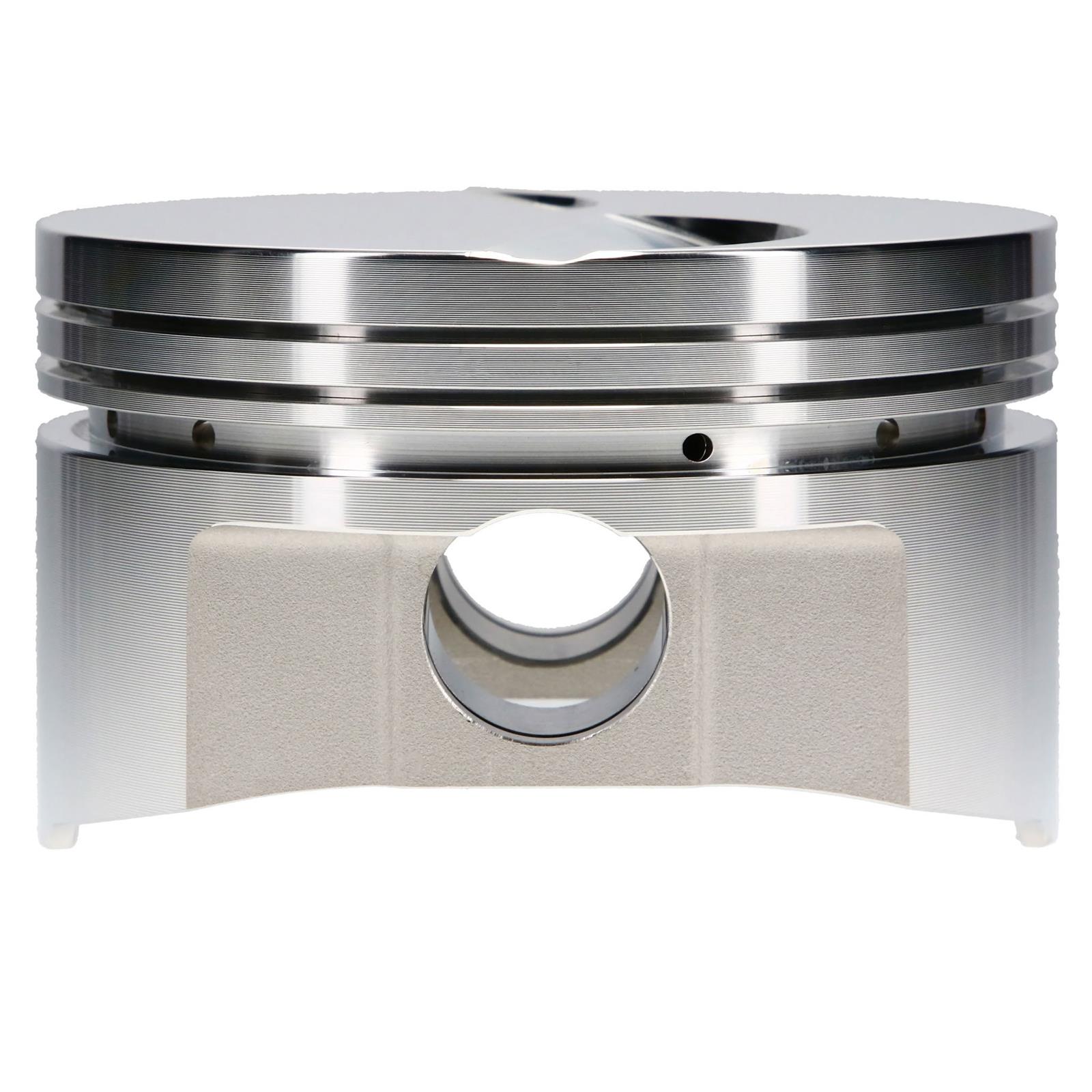 SRP Big Block Ford 460 Flat/Inverted Top Pistons 150723 Pistons, Forged, Flat, 4.390 in. Bore, 1/16 in., 1/16 in., 3/16 in. Ring Grooves, Ford, Block, Set of 8