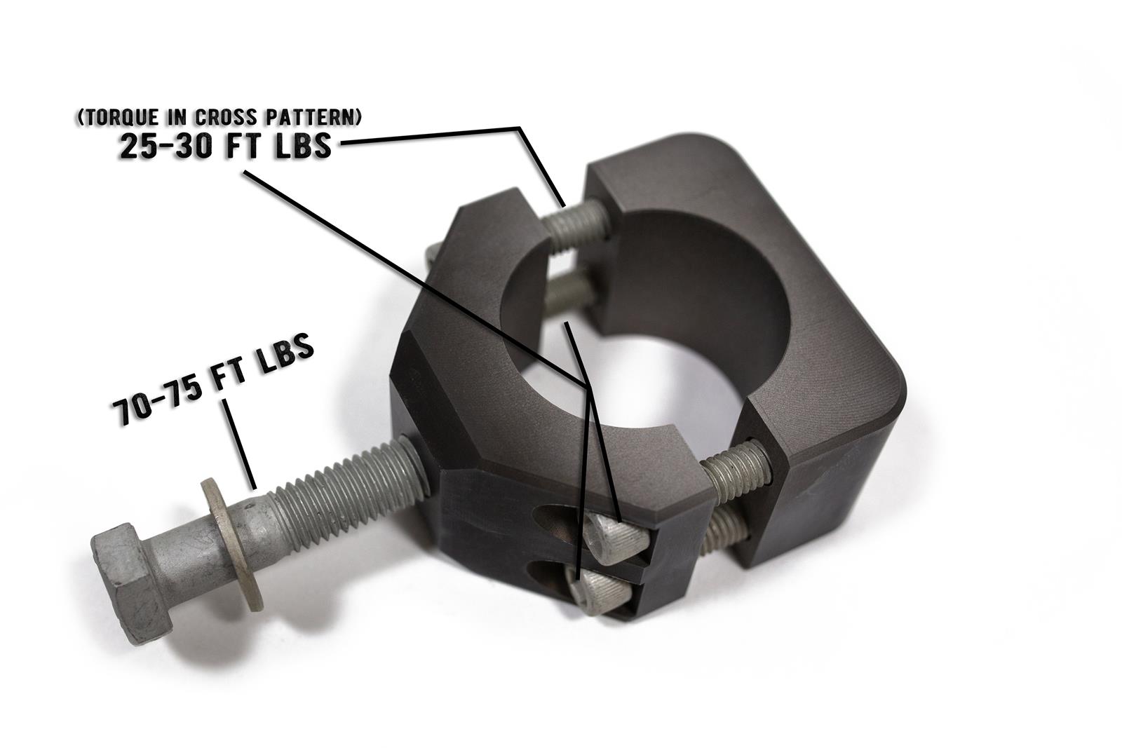 Steer Smarts Yeti XD Single Post Steering Stabilizer Damper Brackets for 2020-2025 GLADIATOR, 2007-2024 WRANGLER, 2018 WRANGLER JK - 41061001 Bracket, Aluminum, Black, Fits 1 3/4 in. Tie Rods, Jeep, Each