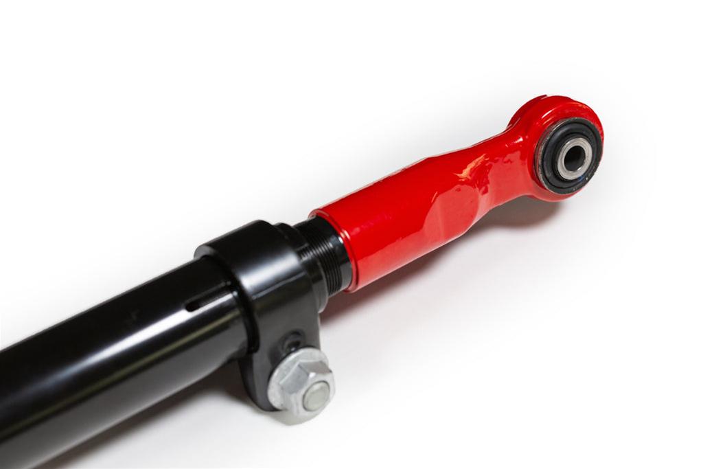 Steer Smarts Yeti XD Track Bars 75047001 Bars, Steel, Red, Adjustable, Rubber Bushings, Rear, Jeep, Each thumbnail 2