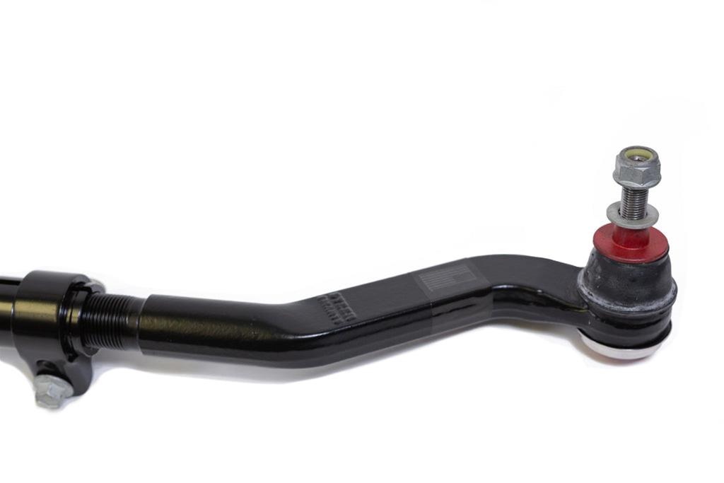 Steer Smarts Yeti XD Tie Rod Assemblies for 2020-2024 GLADIATOR, 2018-2024 WRANGLER - 78076001 Ends, Steel, Black, Bent, Steering Knuckle to Steering Knuckle, Jeep, Each