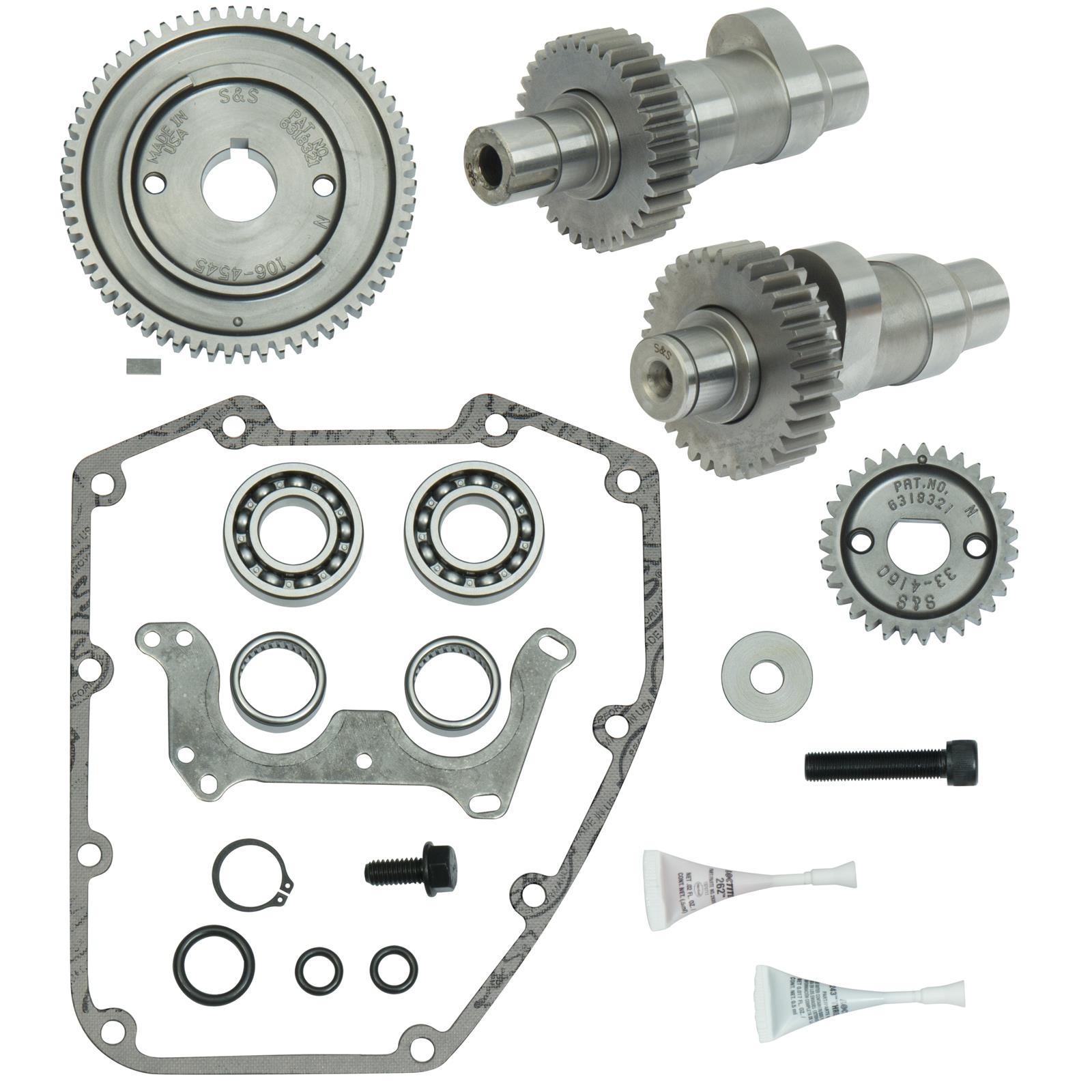 S&S Cycle 33-5177 S&S Cycle Early Twin Cam Gear Drive Camshaft Kits ...