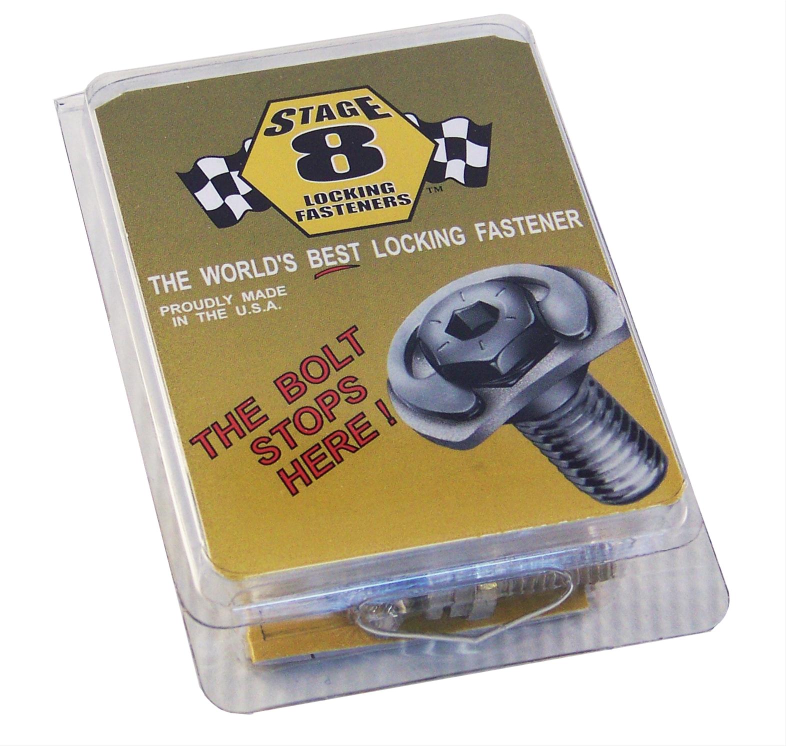 Stage 8 Locking Fasteners 8950S Stage 8 Locking Header Collector Bolt