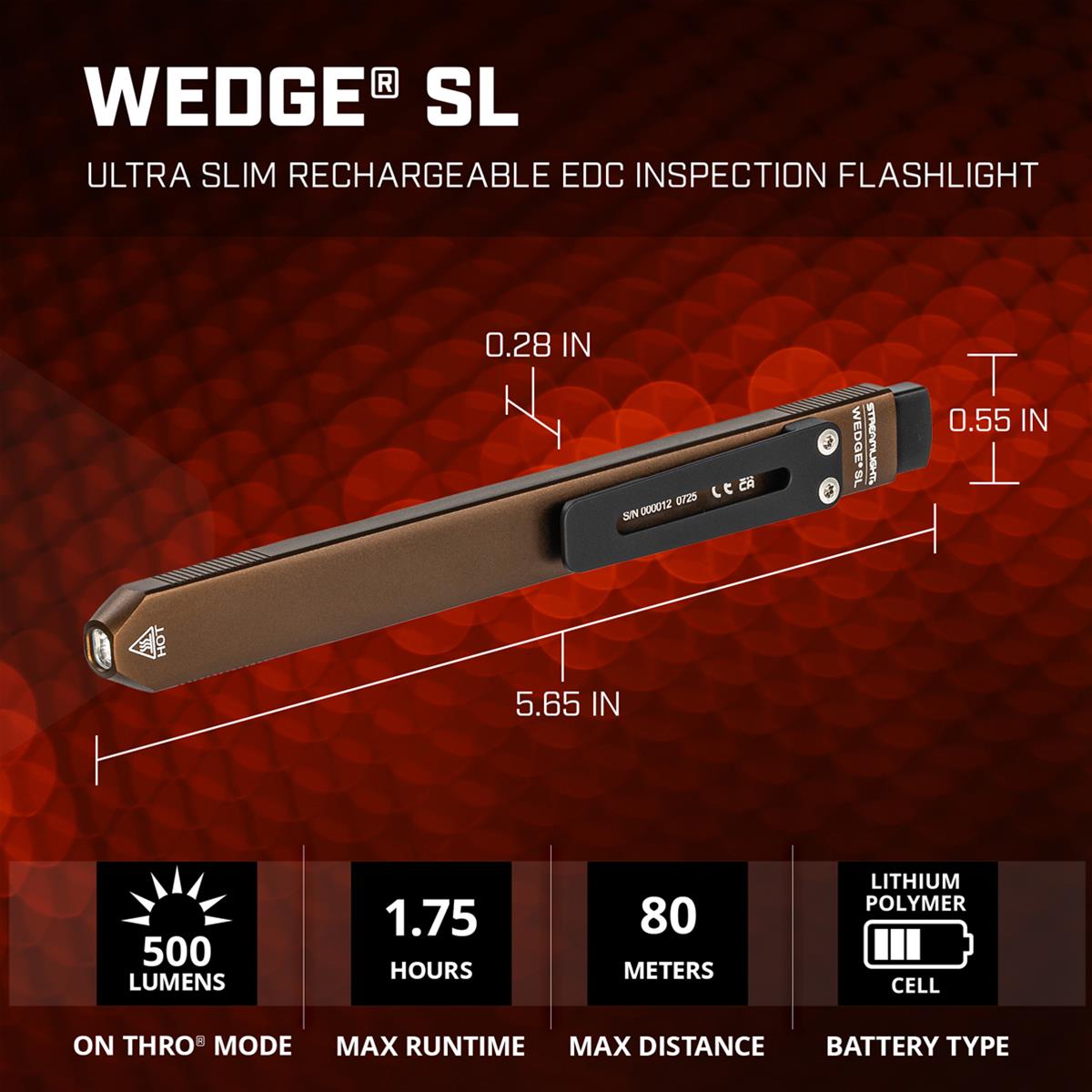 Streamlight 88840 Streamlight Ultra-Thin Rechargeable EDC