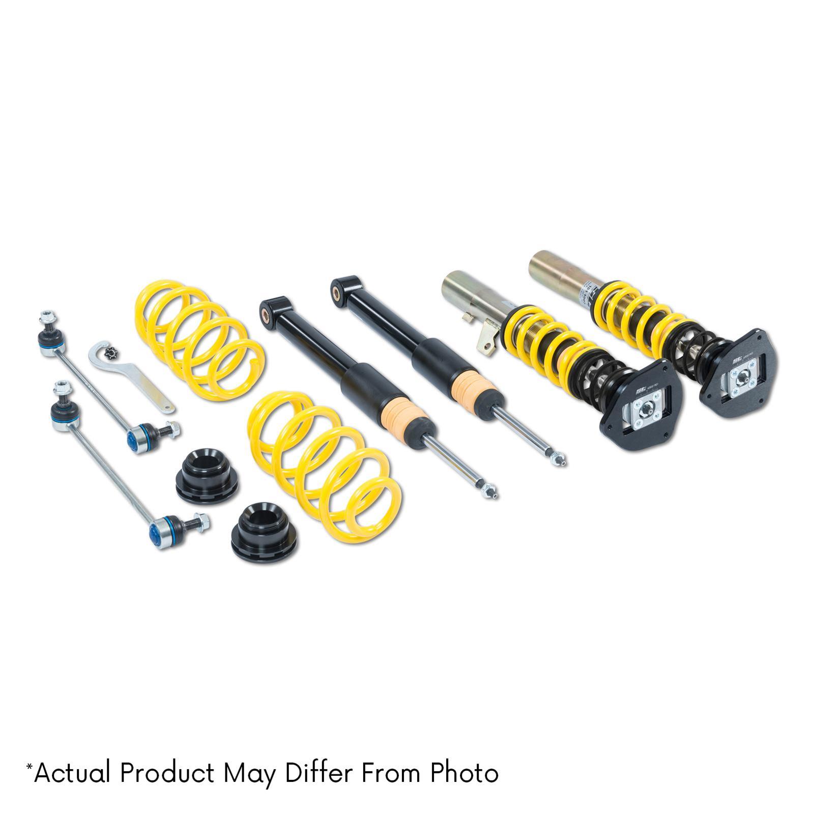 ST Suspensions XTA Coilover Kits 182208AT Height, Rebound Adjustable Kit w/ Top Mounts