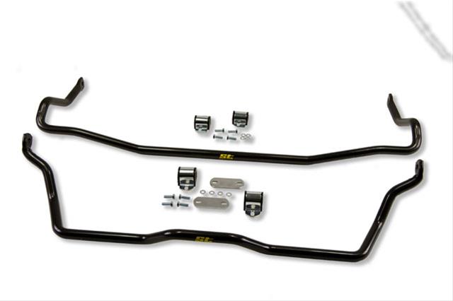 ST Suspensions Sway Bar Sets 52190 Bars, Front and Rear, Solid, Steel, Black Powdercoated, for use on Honda®, Kit