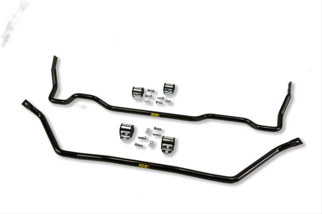 ST Suspensions Sway Bar Sets 52217 Bars, Front and Rear, Solid, Steel, Black Powdercoated, Toyota, Kit