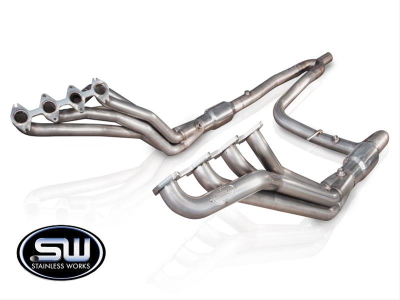 Stainless Works 2004-08 F150 5.4L Headers 1-3/4in Primaries 2-1/2in High-Flow Cats Y-Pipe