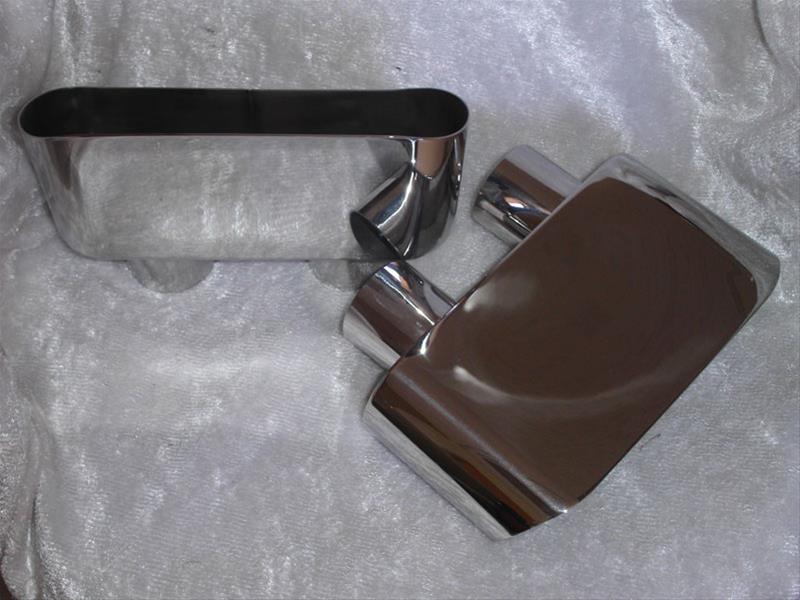 Stainless Works Wide Oval ZR1 Corvette 2-1/2in Dual Inlet Tips (priced per pair) thumbnail 2