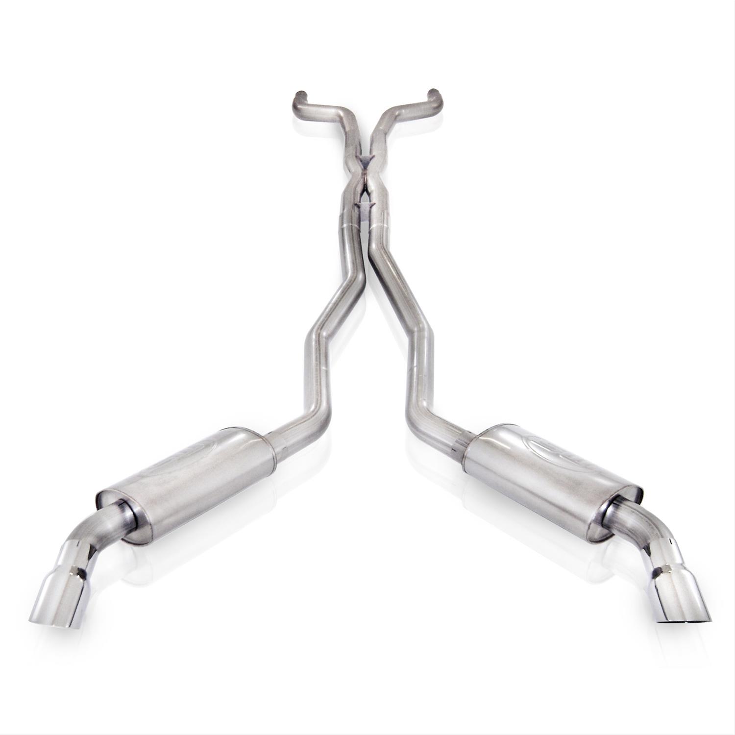 Stainless Works 2012-15 Camaro ZL1 6.2L 3in Catback Dual Chambered Exhaust X-Pipe Resonator Deletes