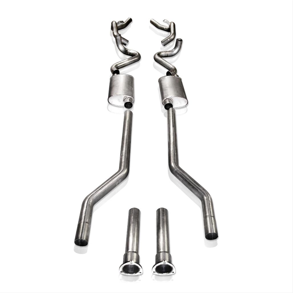 Stainless Works Chevy Camaro 1970-81 LS1 Exhaust 3in Stainless System w/X-Pipe thumbnail 2