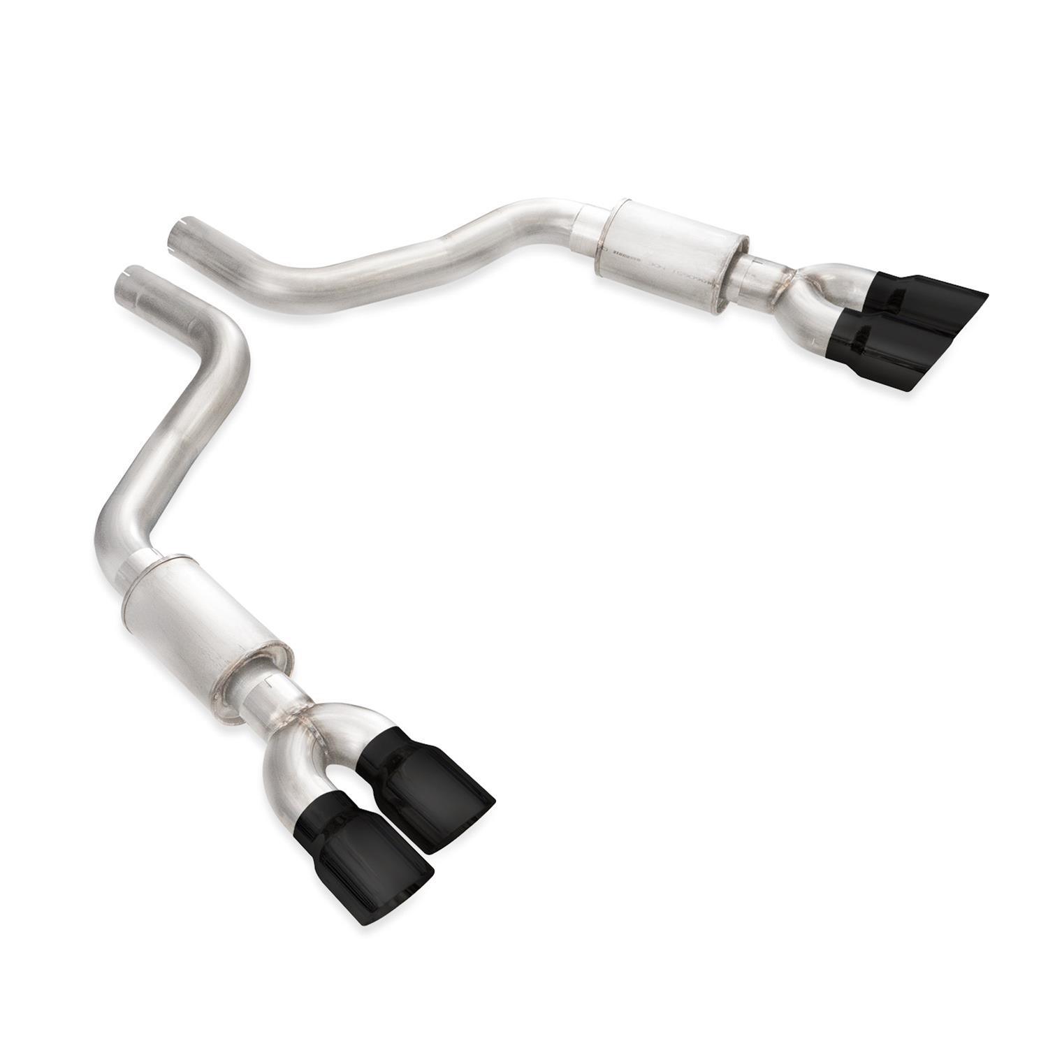 Stainless Works 15-21 Dodge Challenger 5.7/6.2/6.4L Legend Axle Back Exhaust System w/ Black-Out Tip thumbnail 4