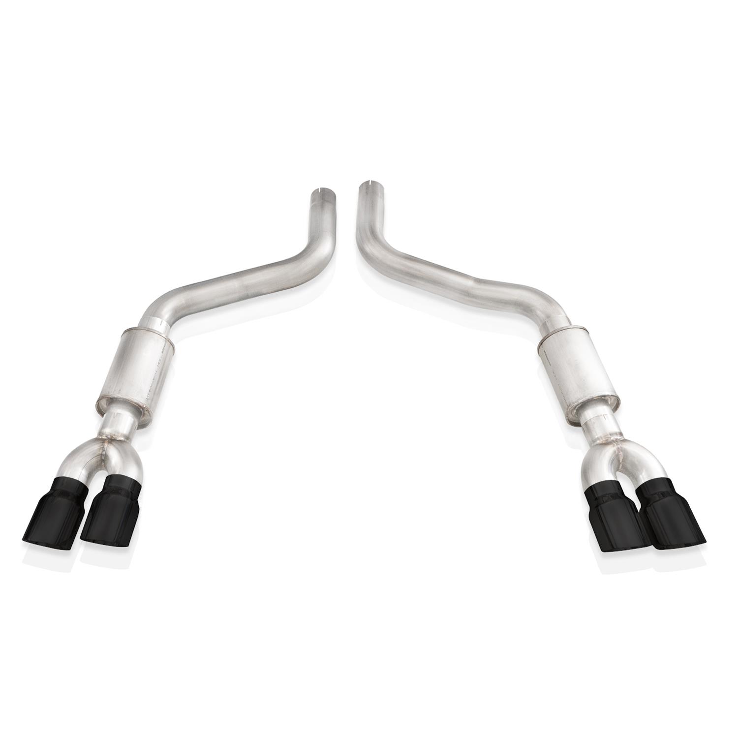 Stainless Works 15-21 Dodge Challenger 5.7/6.2/6.4L Legend Axle Back Exhaust System w/ Black-Out Tip thumbnail 5