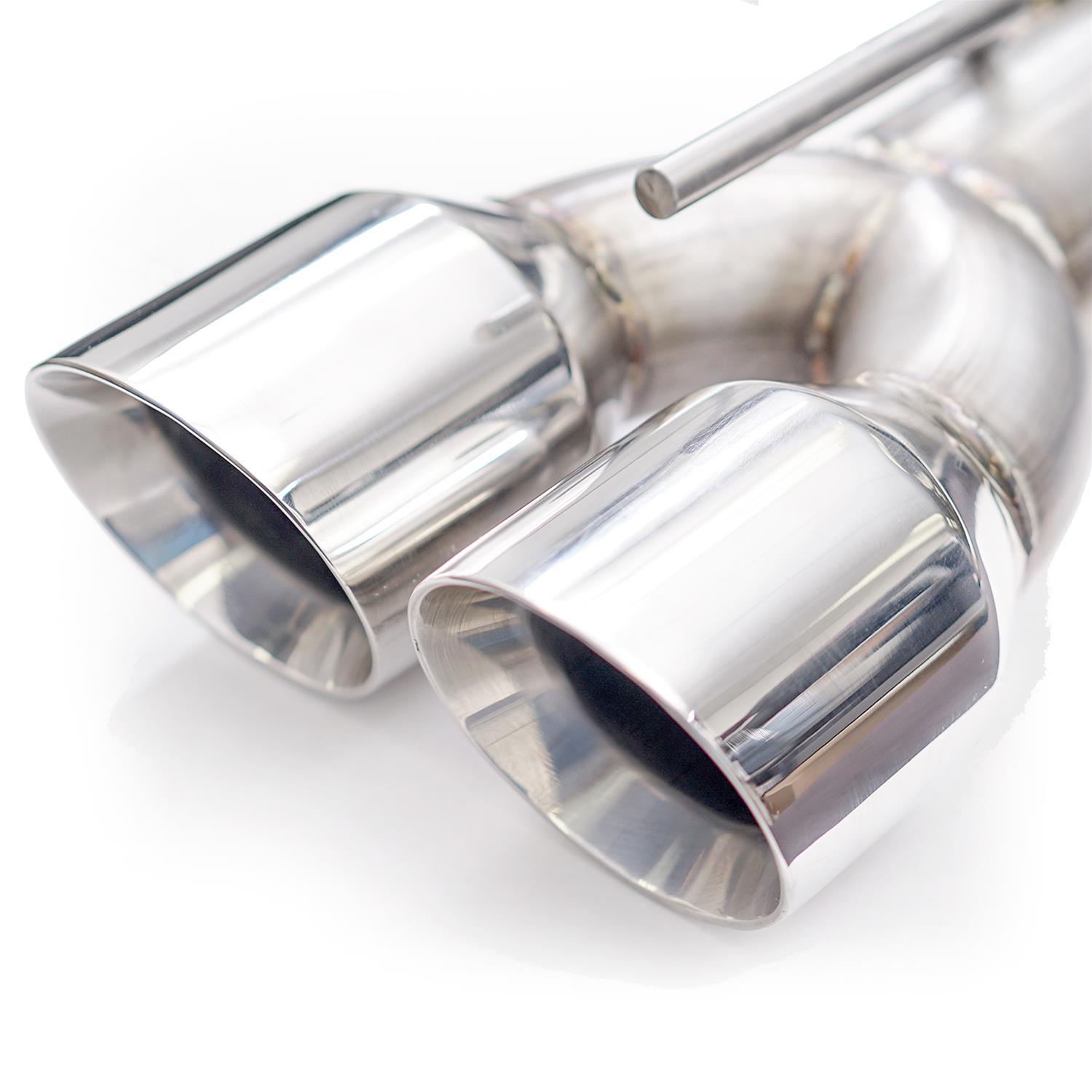 Stainless Works 15-19 Dodge Challenger 6.2L/6.4L Hemi 3in Redline Catback X-Pipe w/4in Quad Tips thumbnail 3