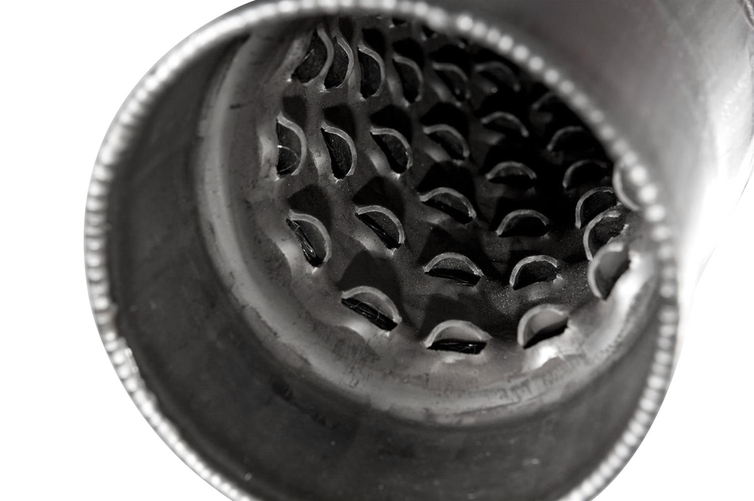 Stainless Works 2in CHAMBERED ROUND MUFFLER (MILL FINISH) thumbnail 2