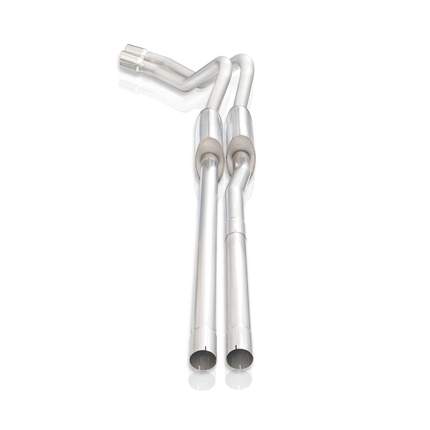 Stainless Works 2019+ Chevrolet Silverado 5.3L 3in Legend Catback Perf Connect Dual Polished Tip thumbnail 4