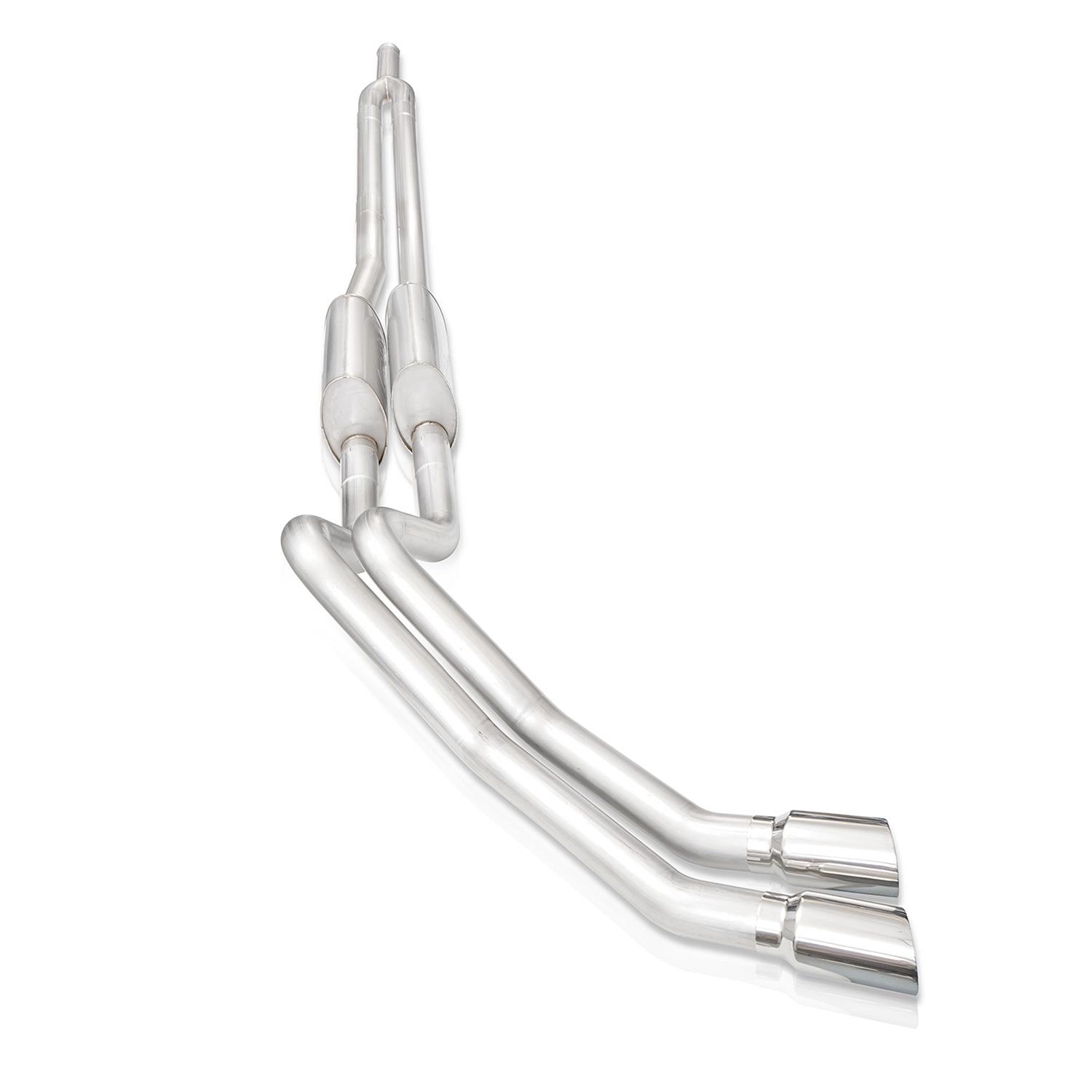 Stainless Works 2019+ Chevrolet Silverado 5.3L 3in Redline Catback Factory Connect Dual Polished Tip thumbnail 4